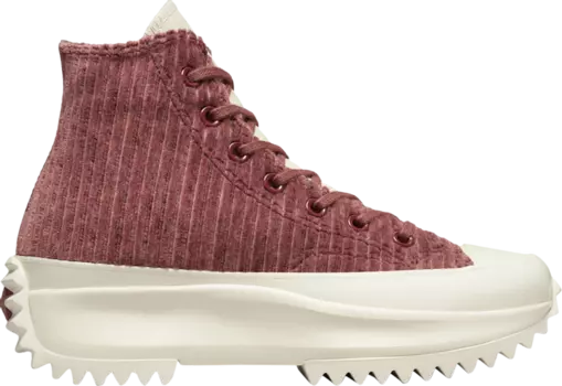 Кроссовки Converse Run Star Hike Platform High Striped Knit, красный