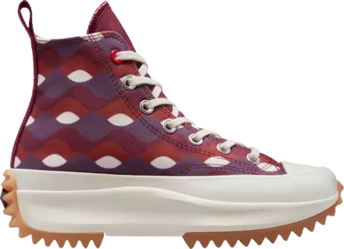 Кроссовки Converse Run Star Hike Platform High Twisted Classics - Dark Beetroot, красный