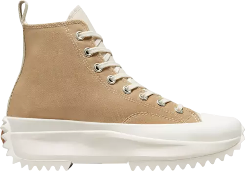 Кроссовки Converse Run Star Hike Platform Tri-Panel High Color Block - Hemp, коричневый