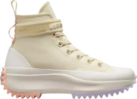 Кроссовки Converse Run Star Hike Platform Utility Strap High Soft Dune, кремовый