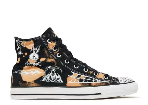 Кроссовки Converse Sean Pablo X Chuck Taylor All Star Pro High 'Black Casino', черный