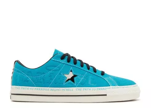 Кроссовки Converse Sean Pablo X One Star Pro Low 'Paradise - Rapid Teal', синий