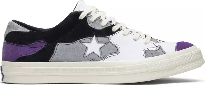 Кроссовки Converse Sneakersnstuff x One Star Purple Camo, фиолетовый