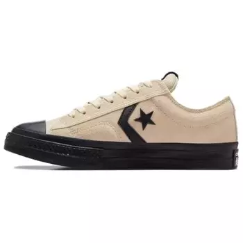 Кроссовки Converse Star Player 76 Skateboarding Shoes Unisex Low-top Beige/Black, бежевый/черный