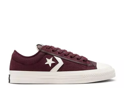 Кроссовки Converse Star Player 76 Suede Low, цвет Bloodstone