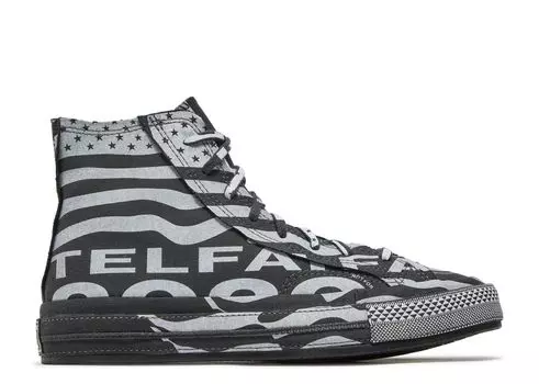 Кроссовки Converse Telfar X Chuck 70 High 'Stars And Stripes', черный