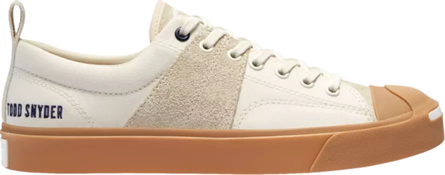 Кроссовки Converse Todd Snyder x Jack Purcell Egret Gum, кремовый