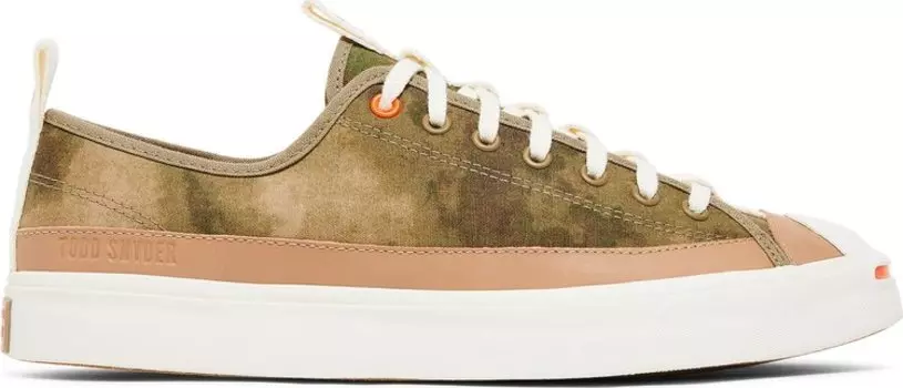 Кроссовки Converse Todd Snyder x Jack Purcell Low Rebel Prep, зеленый