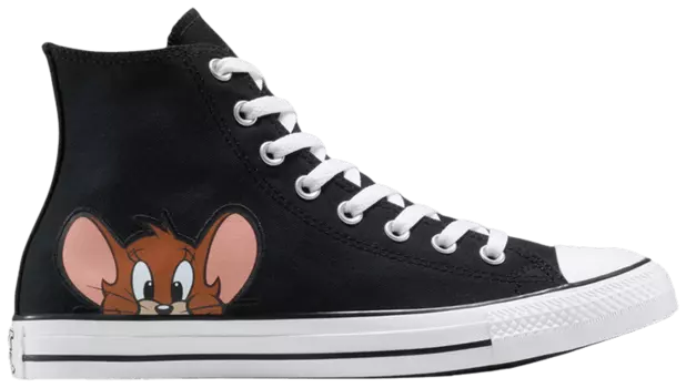 Кроссовки Converse Tom & Jerry x Chuck Taylor All Star High 'Black', черный