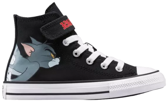 Кроссовки Converse Tom & Jerry x Chuck Taylor All Star High GS 'Black', черный