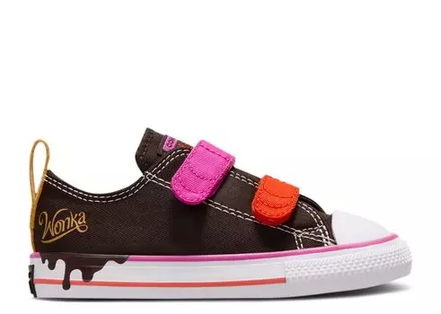 Кроссовки Converse Willy Wonka X Chuck Taylor All Star Easy On Low Td 'Chocolate Drip', коричневый