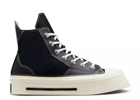 Кроссовки Converse Wmns Chuck 70 De Luxe Squared High 'Black Egret', черный