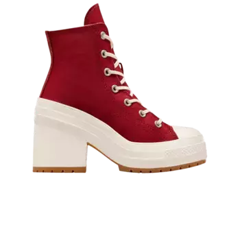 Кроссовки Converse Wmns Chuck 70 De Luxe Heel High Park Red, красный