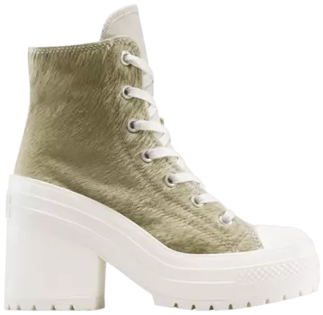 Кроссовки Converse Wmns Chuck 70 De Luxe Heel Platform High 'Pony Hair', загар