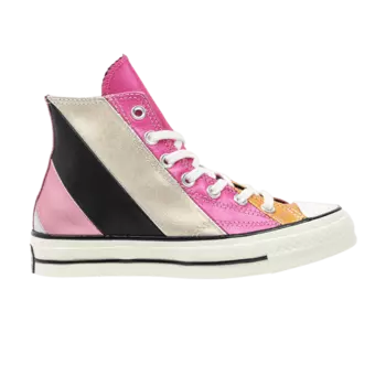 Кроссовки Converse Wmns Chuck 70 Hi 'Metallic Rainbow', розовый