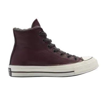 Кроссовки Converse Wmns Chuck 70 High 'Cozy Club - Black Currant', коричневый