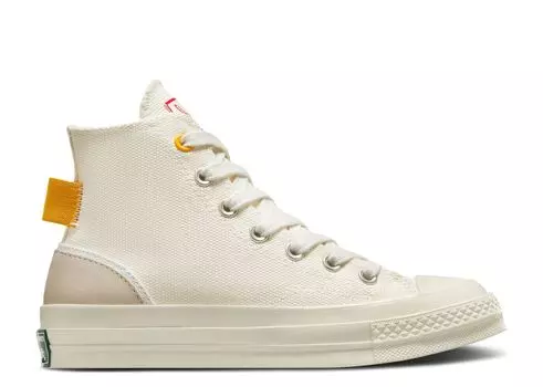 Кроссовки Converse Wmns Chuck 70 High 'Egret Yellow', кремовый