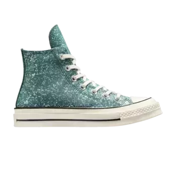 Кроссовки Converse Wmns Chuck 70 High Glitter - Newtral Teal, бирюзовый