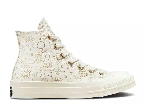Кроссовки Converse Wmns Chuck 70 High 'Golden Elements', кремовый