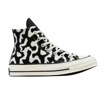 Кроссовки Converse Wmns Chuck 70 High Leopard Remix, черный