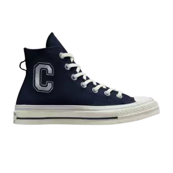 Кроссовки Converse Wmns Chuck 70 High Letterman - Obsidian, синий