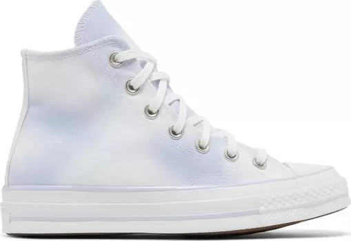 Кроссовки Converse Wmns Chuck 70 High Muted Cloud Wash, синий