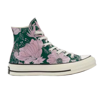 Кроссовки Converse Wmns Chuck 70 High 'Vintage Floral - Midnight Pink Glaze', черный
