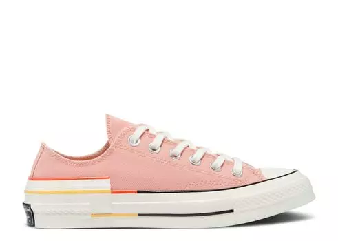 Кроссовки Converse Wmns Chuck 70 Low 'Colorblock - Pink Quartz', розовый