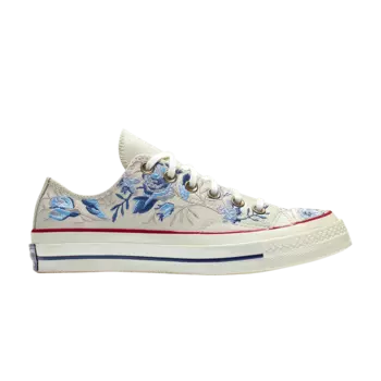 Кроссовки Converse Wmns Chuck 70 Low 'Parkway Floral Embroidery', кремовый