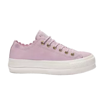 Кроссовки Converse Wmns Chuck Taylor All Star Frilly Thrills Lift Low 'Pink Foam', розовый
