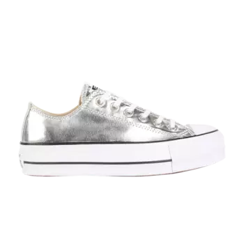 Кроссовки Converse Wmns Chuck Taylor All Star Lift Ox 'Silver', серебряный