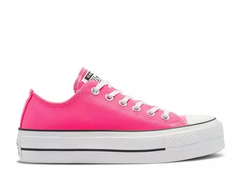 Кроссовки Converse Wmns Chuck Taylor All Star Platform Low 'Hyper Pink', розовый