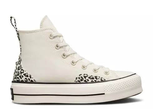 Кроссовки Converse Wmns Chuck Taylor All Star Lift Platform High 'Animalier', кремовый