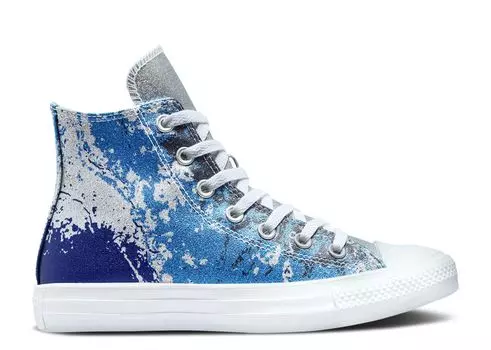 Кроссовки Converse Wmns Chuck Taylor All Star High 'Hybrid Shine - Gradient Blue', синий