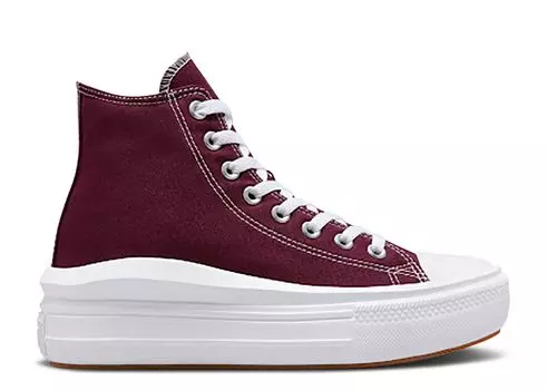 Кроссовки Converse Wmns Chuck Taylor All Star Move Platform High 'Dark Beetroot', красный