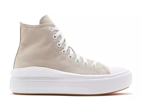 Кроссовки Converse Wmns Chuck Taylor All Star Move High 'Mono Pastels - Farro', кремовый