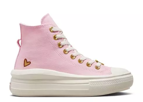 Кроссовки Converse Wmns Chuck Taylor All Star Move Platform High 'Valentine'S Day 2023', розовый