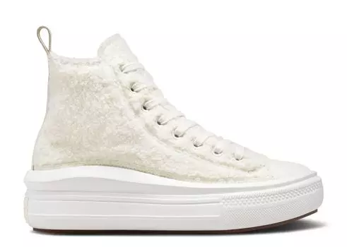 Кроссовки Converse Wmns Chuck Taylor All Star Move High 'Perfect Is Not Perfect - Egret', белый