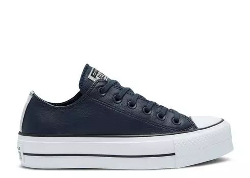 Кроссовки Converse Wmns Chuck Taylor All Star Platform Low 'Anodized Metals - Obsidian', синий