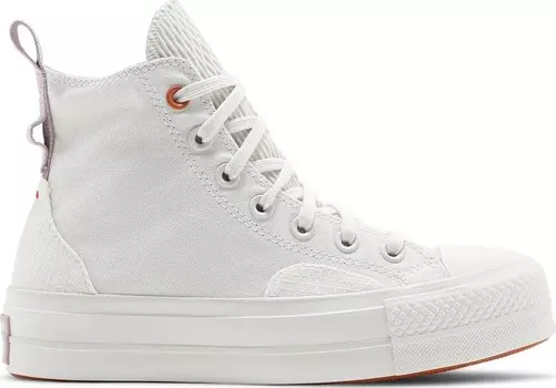 Кроссовки Converse Wmns Chuck Taylor All Star Platform High Future Utility - Vintage White, белый