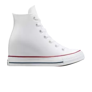Кроссовки Converse Wmns Chuck Taylor All Star Wedge Platform High White Red Navy, белый