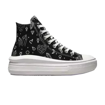 Кроссовки Converse Wmns Chuck Taylor All Star Move High Mystic Crystals, черный
