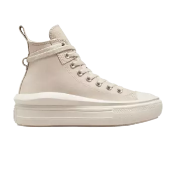 Кроссовки Converse Wmns Chuck Taylor All Star Move High Snake Texture - Light Dune, кремовый