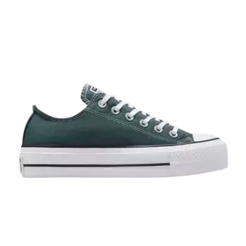 Кроссовки Converse Wmns Chuck Taylor All Star Lift Platform Low True Nature, зеленый
