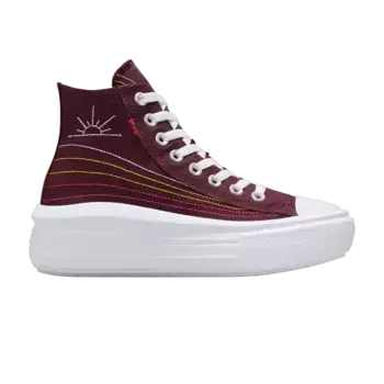 Кроссовки Converse Wmns Chuck Taylor All Star Move Platform High Western Stitch, красный