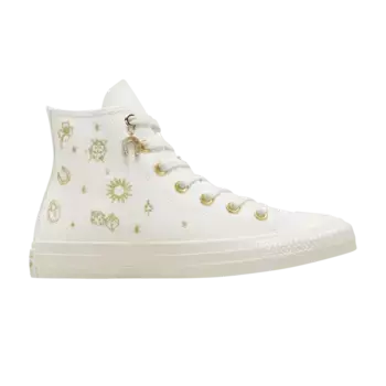 Кроссовки Converse Wmns Chuck Taylor All Star High Luck Charms - Vintage White Gold, кремовый