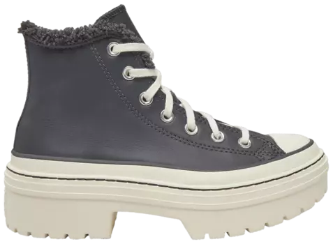 Кроссовки Converse Wmns Chuck Taylor All Star Lugged Heel Platform High 'Sherpa - Vamp Pyre', серый
