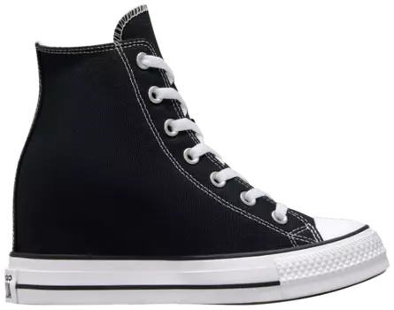 Кроссовки Converse Wmns Chuck Taylor All Star Wedge Platform High 'Black Red Navy', черный