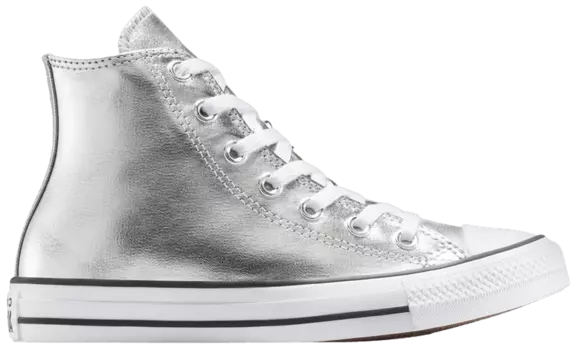 Кроссовки Converse Wmns Chuck Taylor All Star High 'Metallic Granite', серебряный