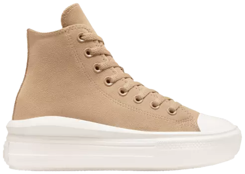 Кроссовки Converse Wmns Chuck Taylor All Star Move Platform High 'Colorful Suede - Coffee Rum', загар